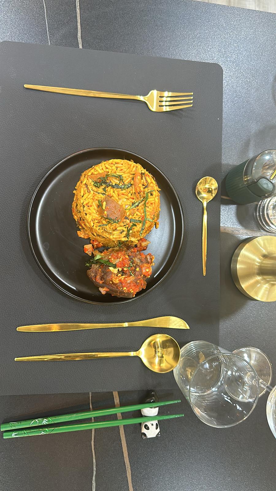 Jollof rice fusion dish