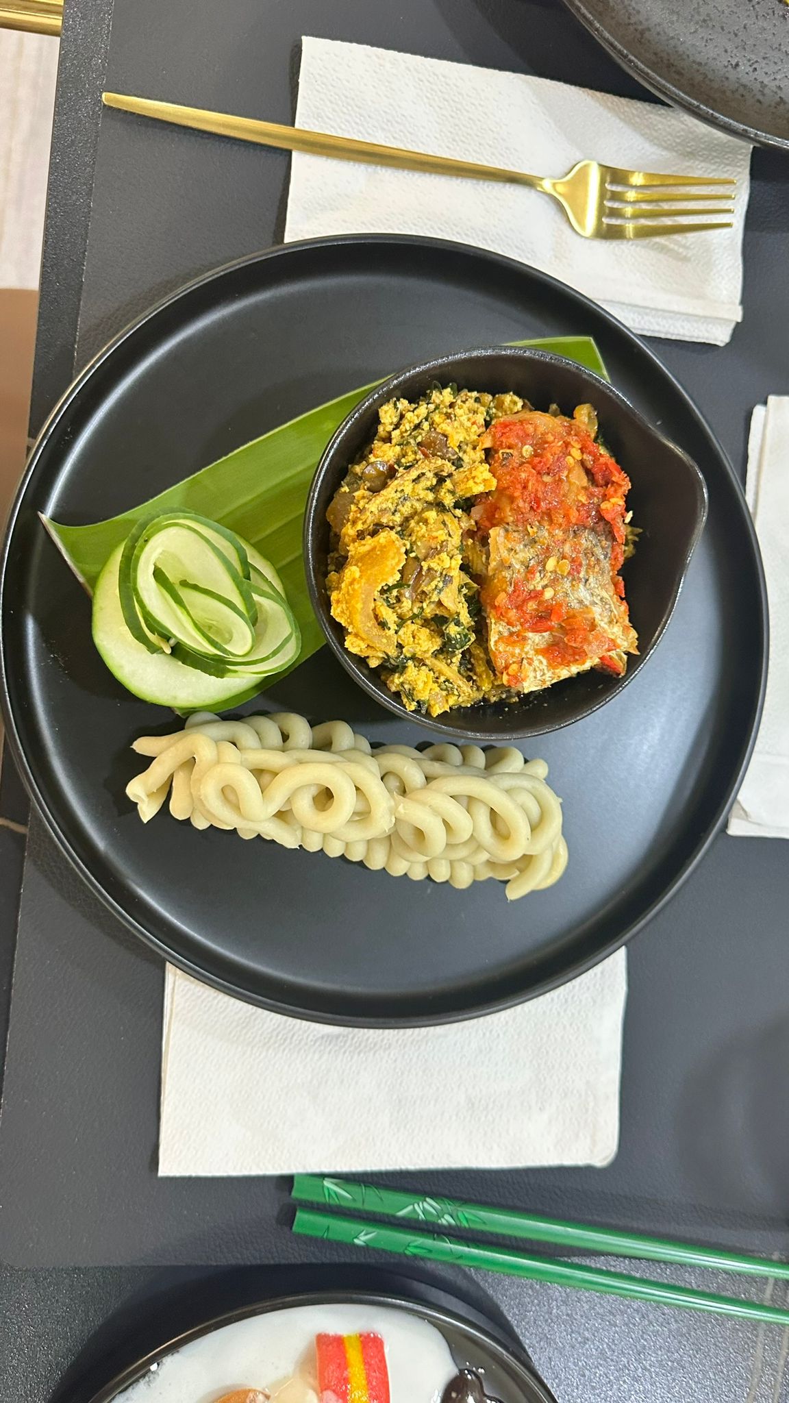 Afro-Asian fusion main course